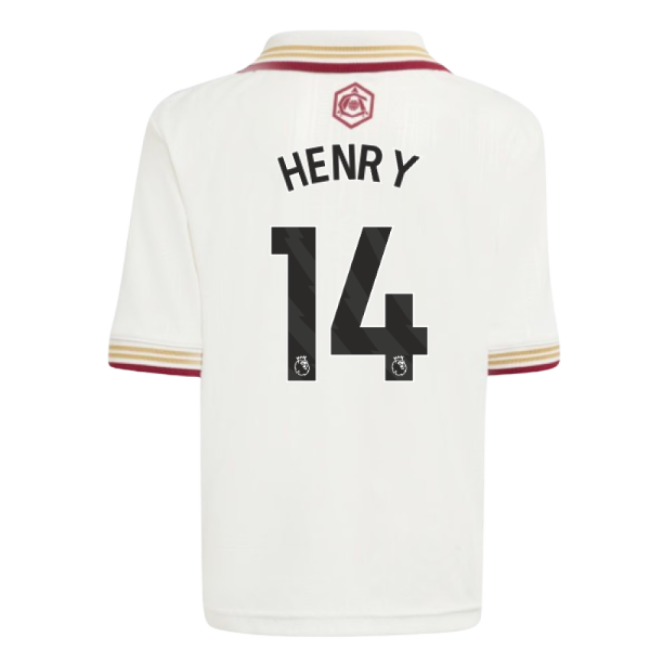 2025-20 Arsenal Third Jersey Henry #14 L M S