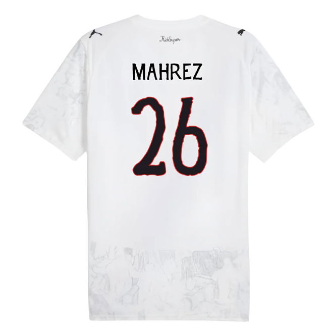 2025-20 Manchester City Authentic Home Jersey Mahrez #26 M S Kids