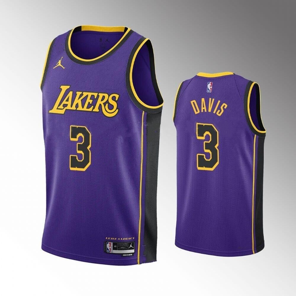 Los Angeles Lakers 3 Purple Jersey - Game Day Essential