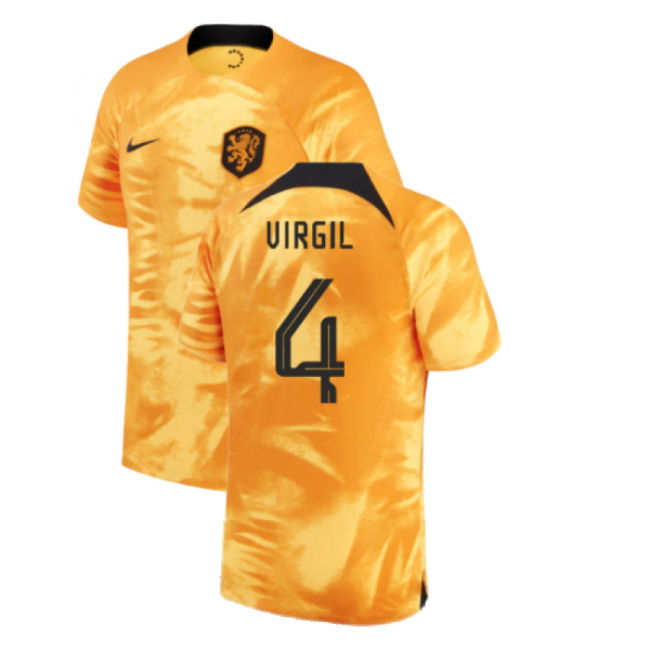 2022-2023 Holland Home Shirt (Virgil 4) Premium Premium