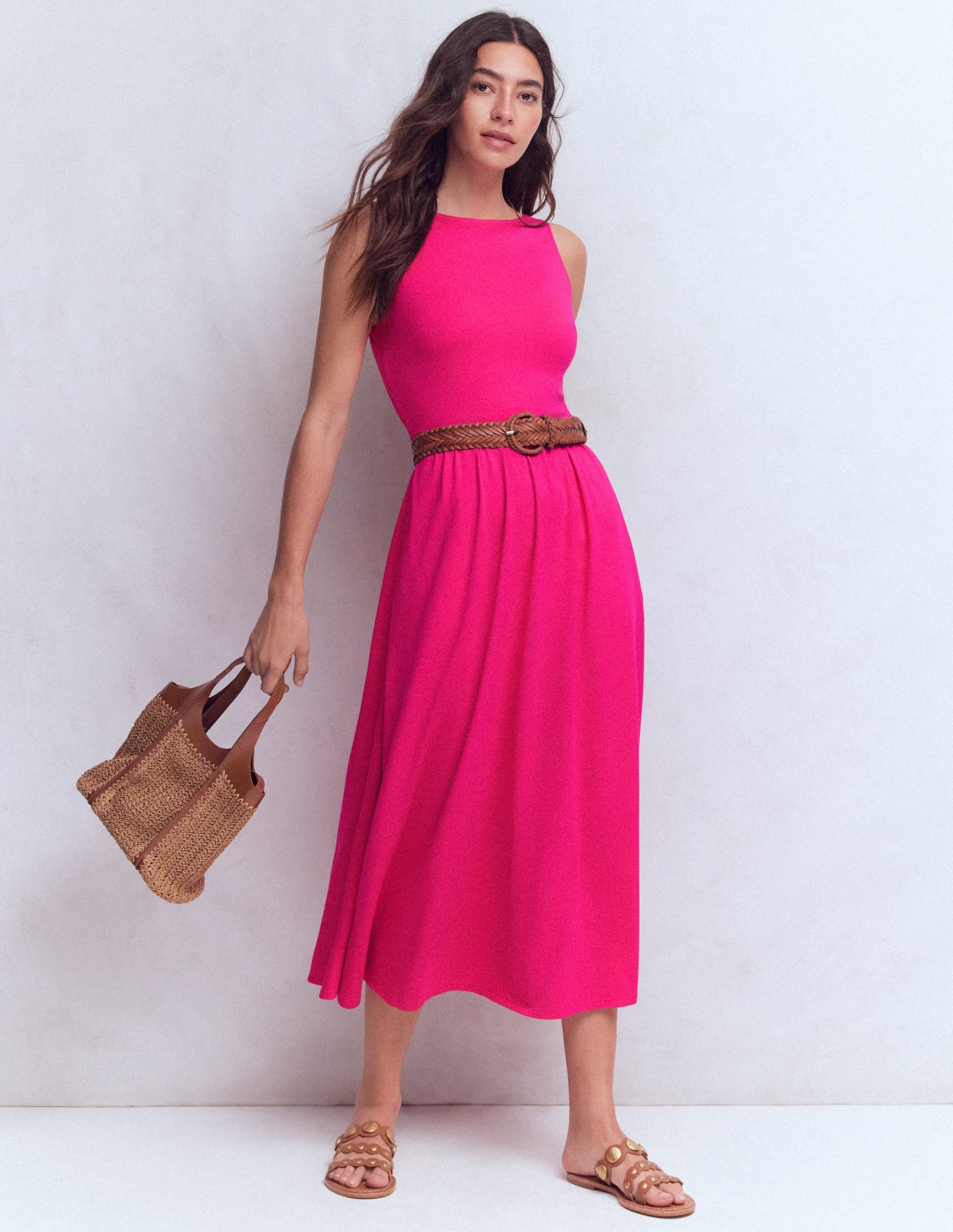 Saoirse Smocked Jersey Dress