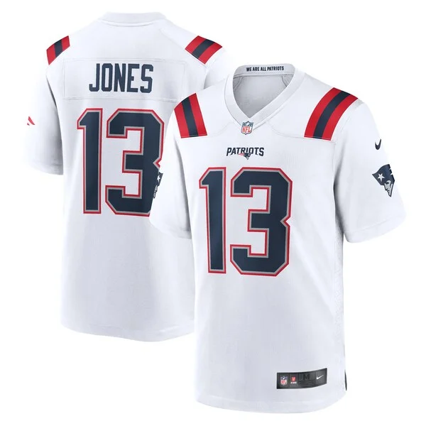 Performance New England Patriots Game Jersey - Premium White NFL Fa...
