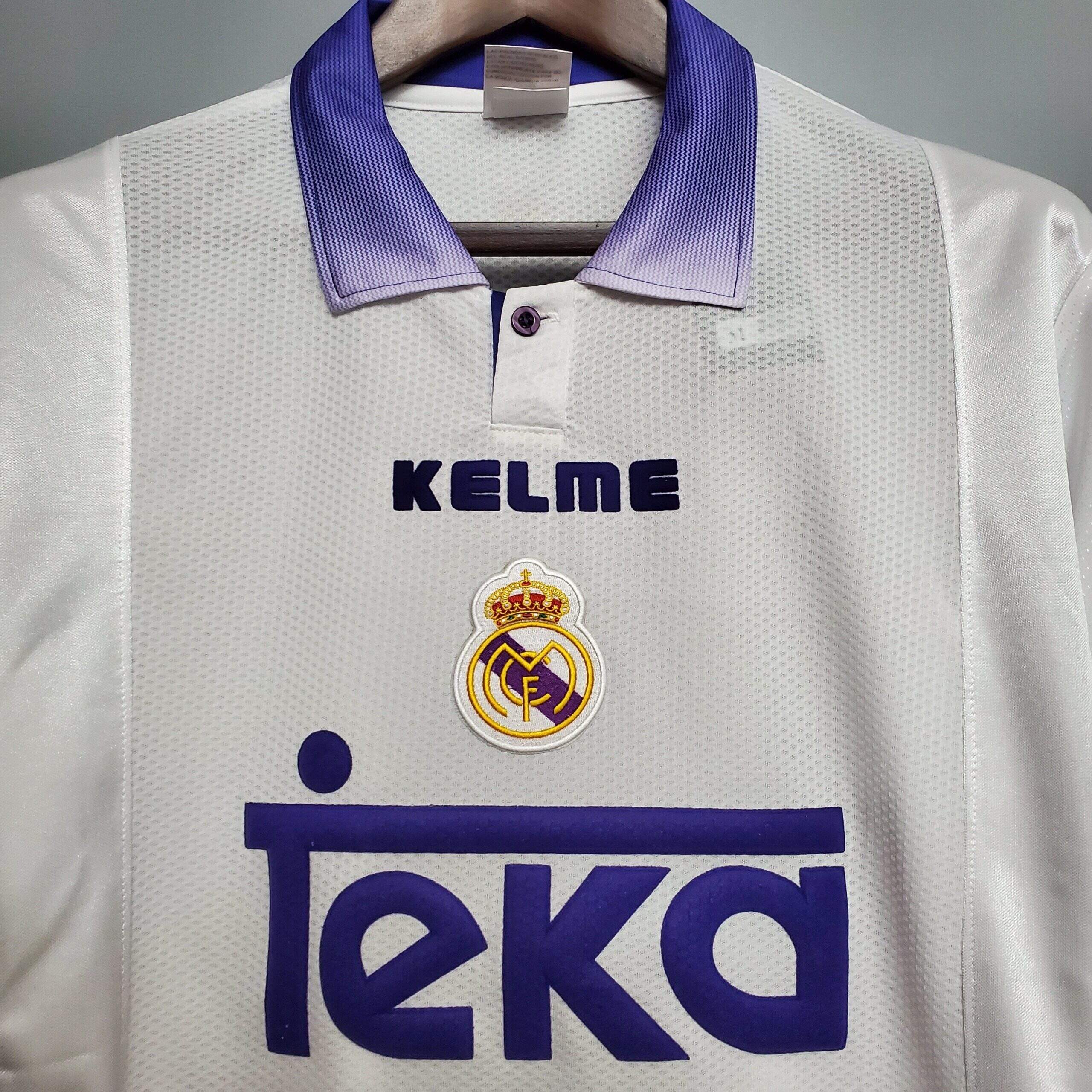 Cheap 1997-1998 Real Madrid Home retro kit