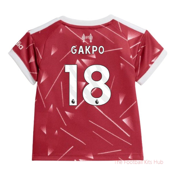 Liverpool Home Kit Gakpo #18 2026-2027 Baby Soccer Shirt