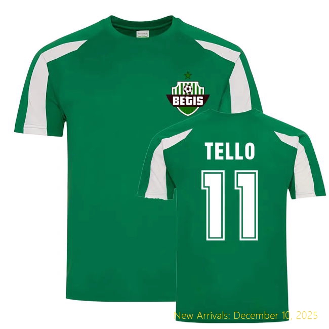 Cristian Tello Betis Sports Training Top Grade Jersey (Green)