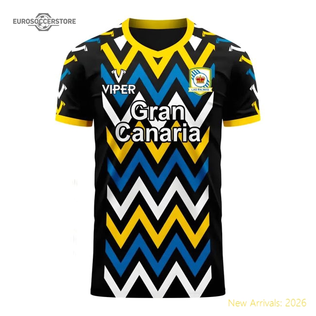 High-Quality Las Palmas 2025-2026 Away Concept Football Kit (Viper)