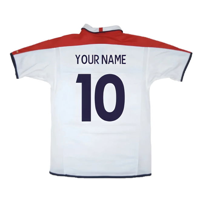 England 2003-05 Home Shirt ((Very Good) L) (Your Name)