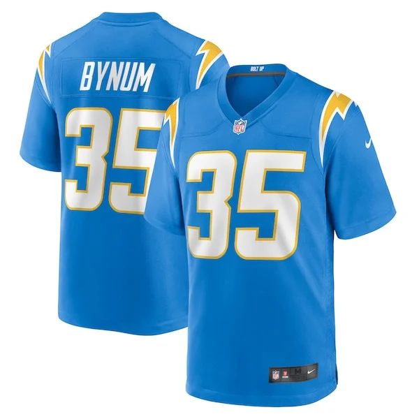 None Terrell Bynum Game Jersey - Blue | NFL Player Jersey | NFL Footba