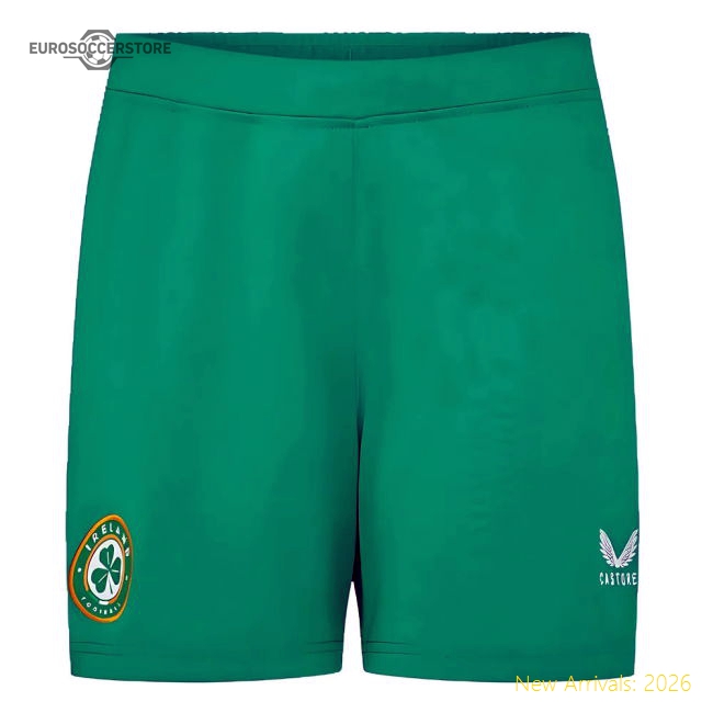 2023-2024 Republic of Ireland Away Shorts (Green)