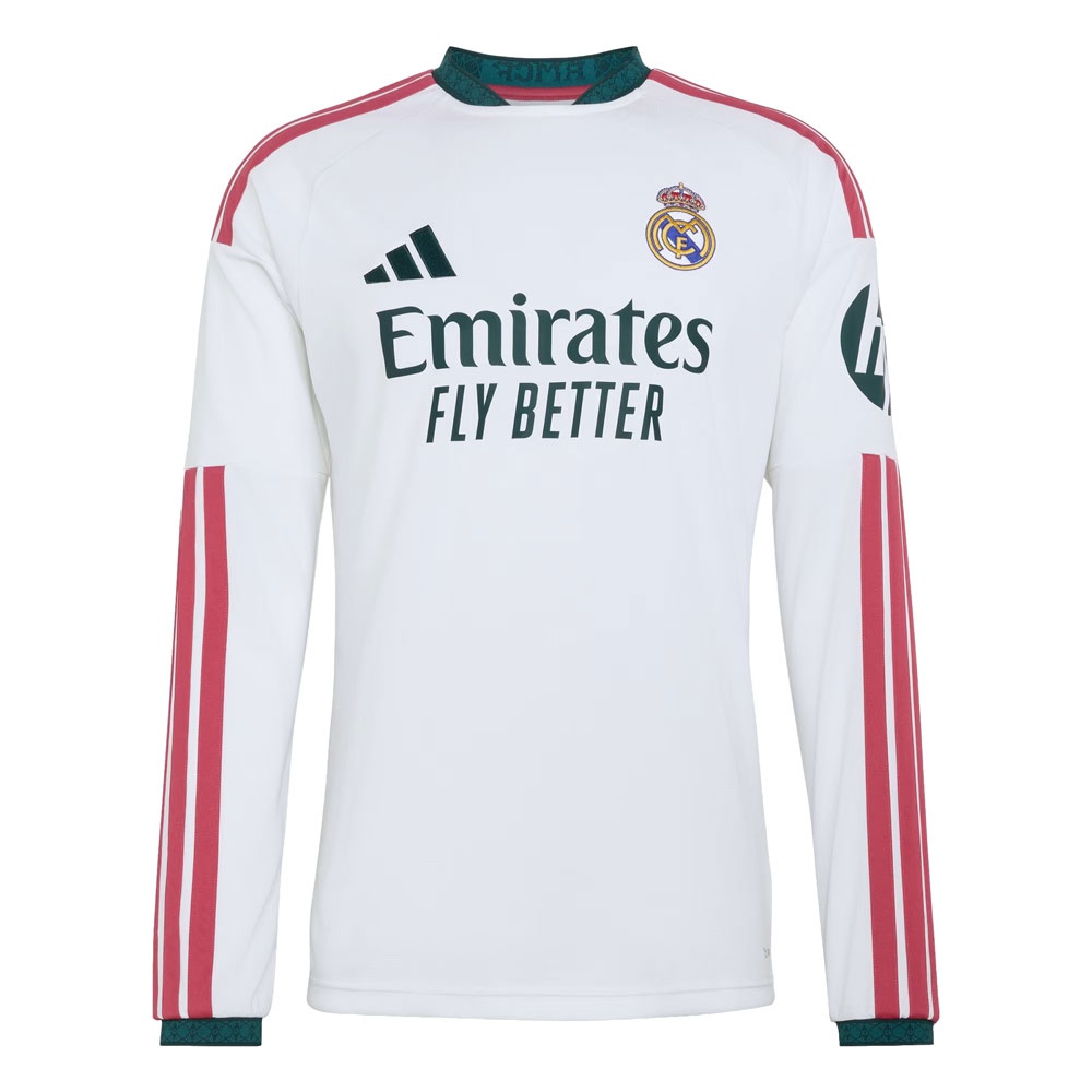 Long Sleeve Real Madrid 26/27 Home Shirt - Stadium Selection