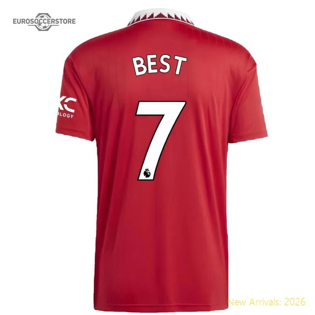 Man Utd 2022 Home Jersey Shirt Football Fan Apparel Supporter Match Day Essential