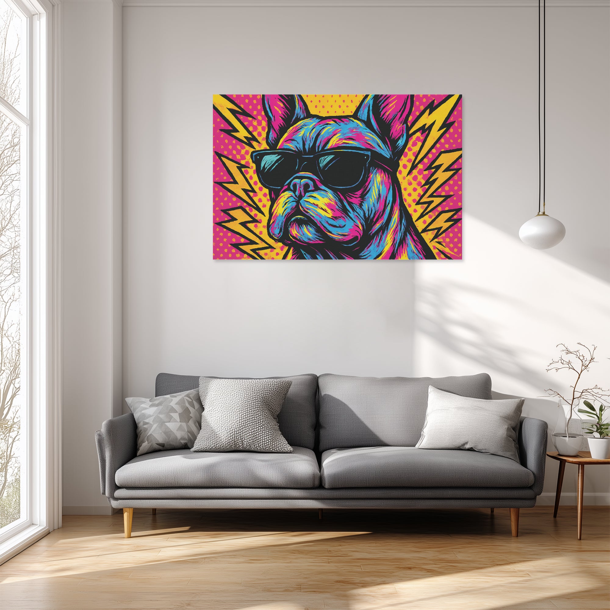 Dana - Adorable Frenchie canvas Wall Art