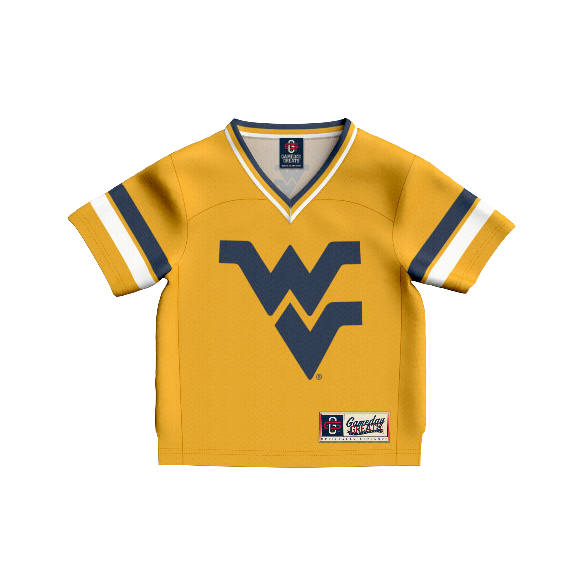 [DDG] West Virginia Mountaineers GameDay Greats Infant Lightweight Collegiate Football Fashion Jersey - Gold
