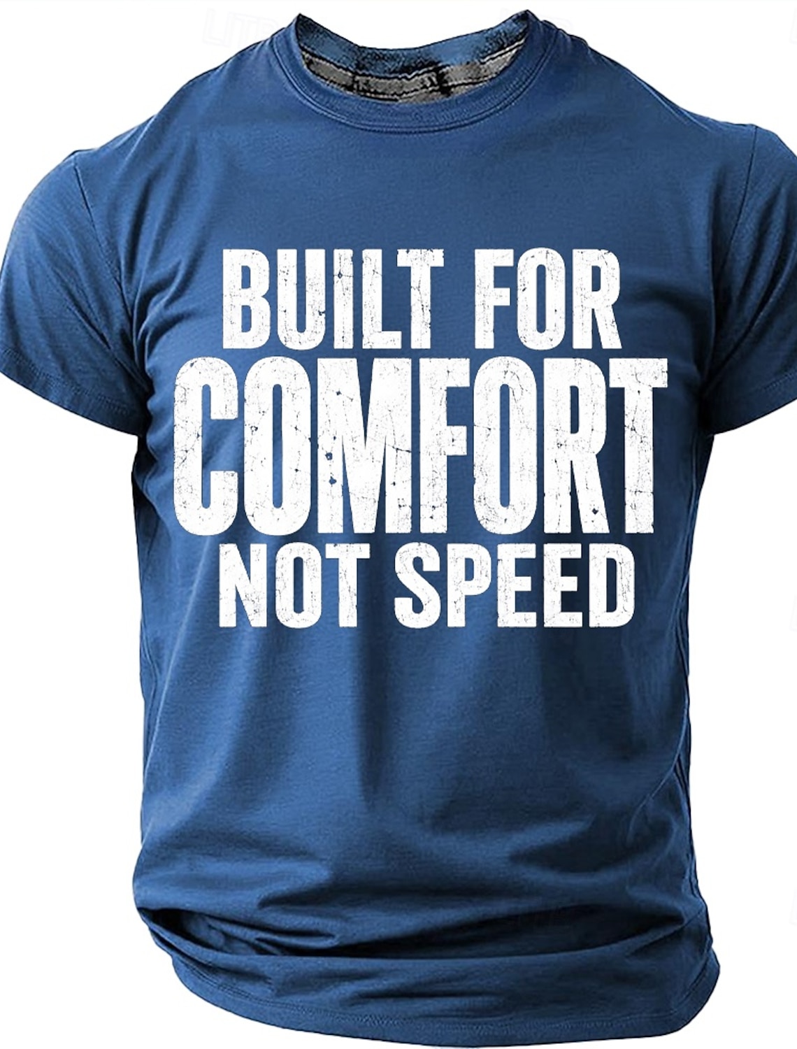 Men's Built For Comfort Not Speed Funny Humor Graphic T Shirt Casual Short Sleeve Crew Neck Regular Fit Daily Wear Designer Clothing Apparel S M L XL XXL XXXL