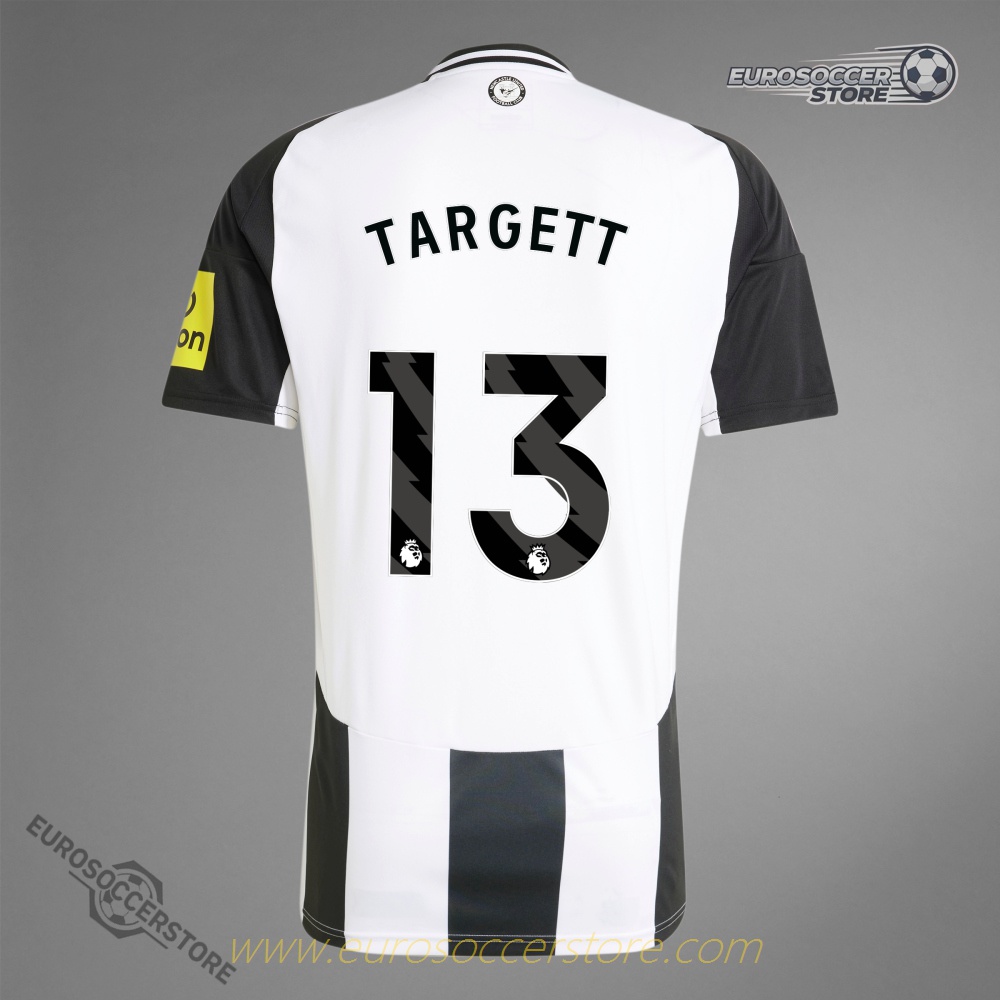Newcastle United TARGETT 13 2025 Carabao Cup Final Jersey (With Final Detail and Patch)