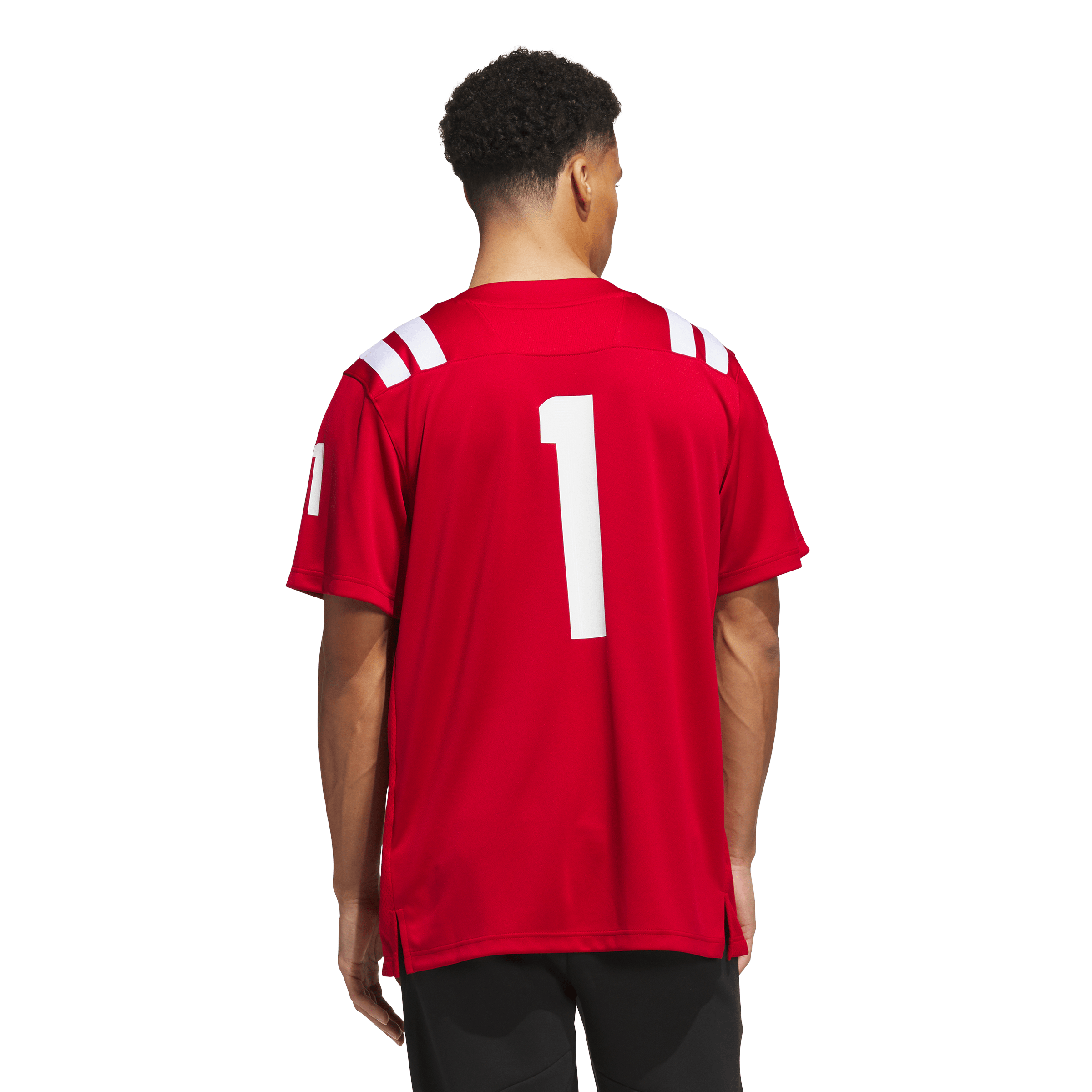 #1 Nebraska Huskers adidas Home Premier Jersey - Scarlet