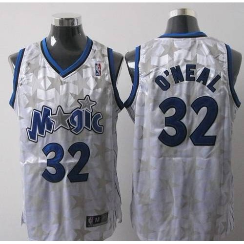 Orlando Magic #32 Shaquille ONeal White Star Limited Edition Stitched NBA Jersey Mens