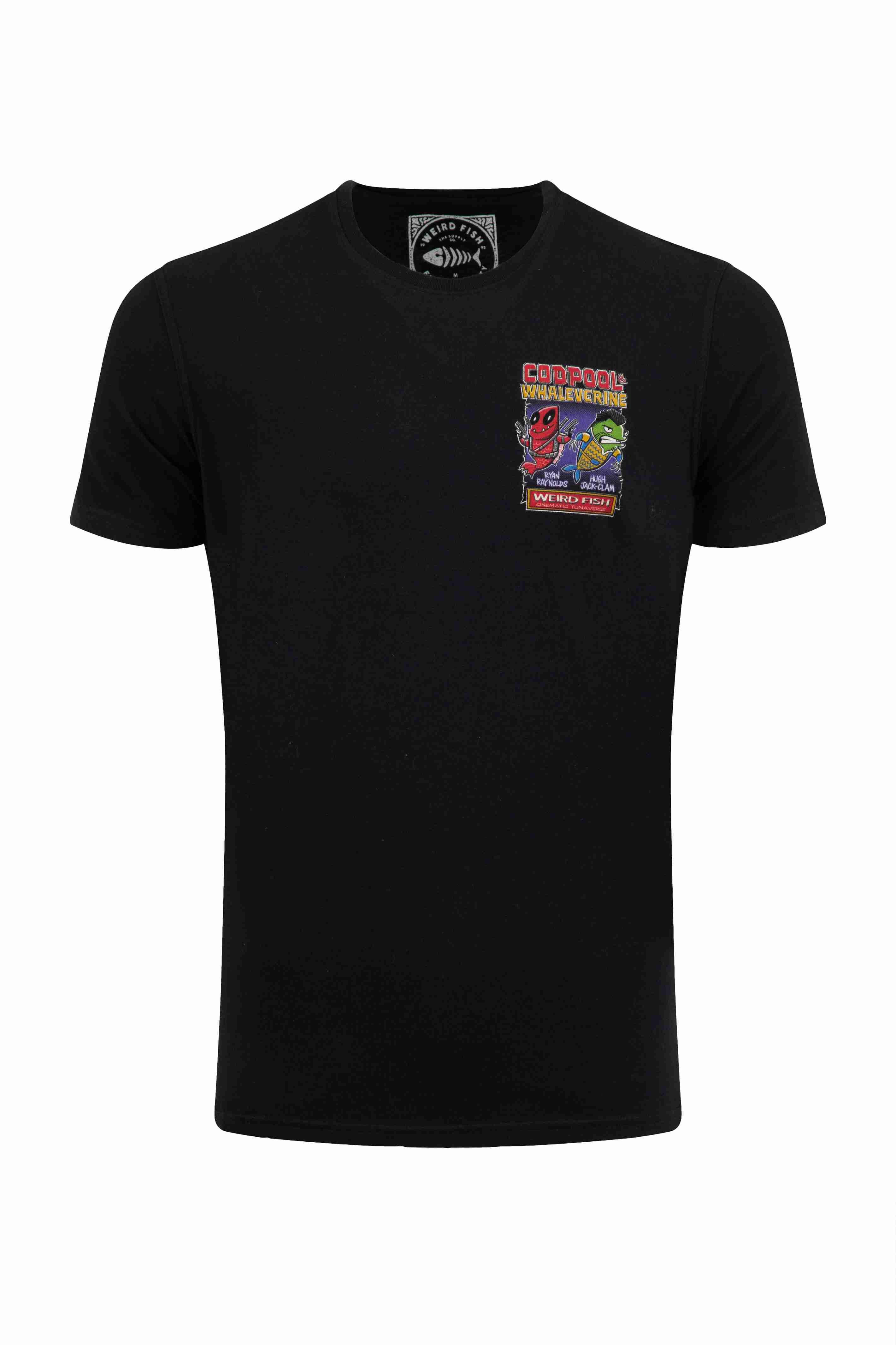 Codpool Back Print Artist T-Shirt Black