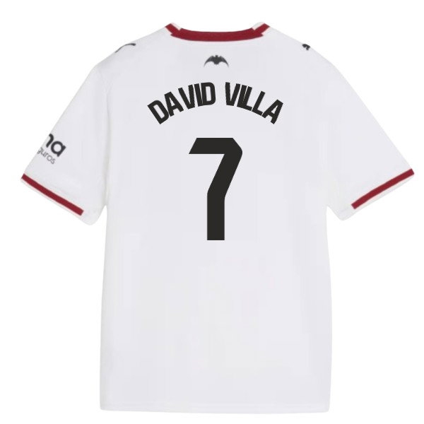 [JGK] 2026-2027 Valencia Home Shirt (Kids) (David Villa 7)