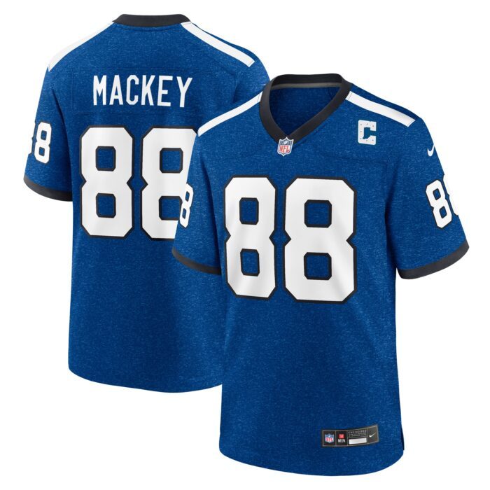 Men's Indianapolis Colts John Mackey Nike Royal Indiana Ni...