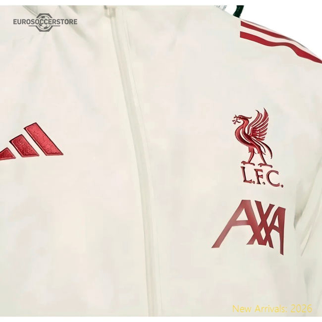 Premium 2025-2026 Liverpool Presentation Jacket (white) - Kids