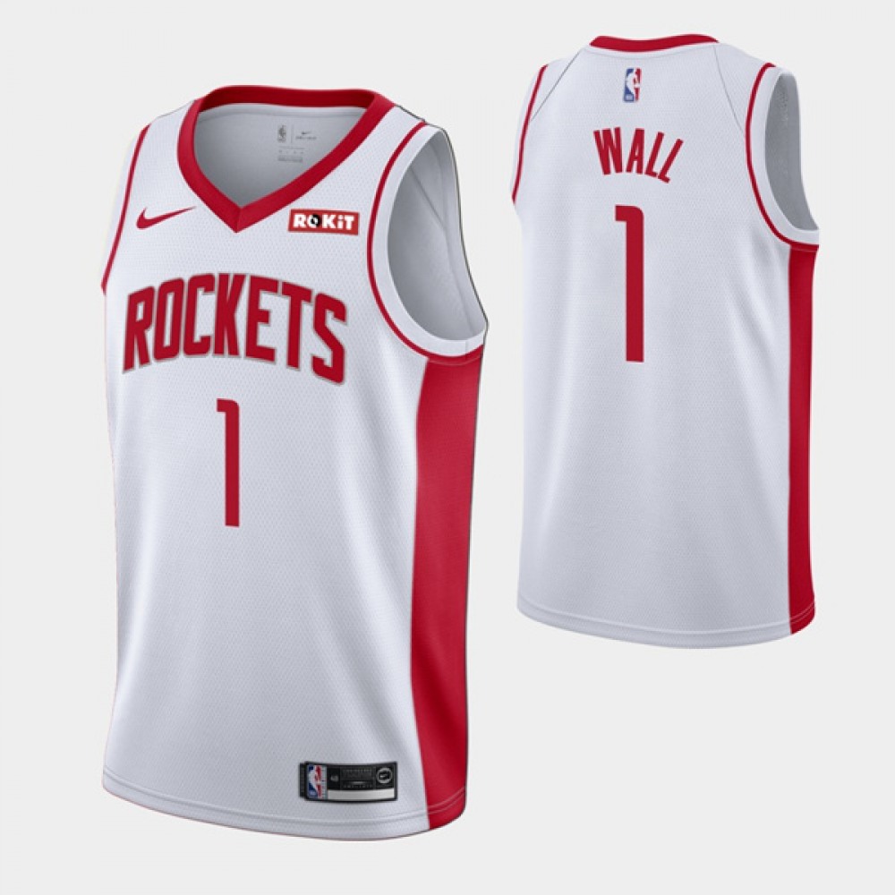 1 Houston Rockets Jersey White - - Game Day Essential
