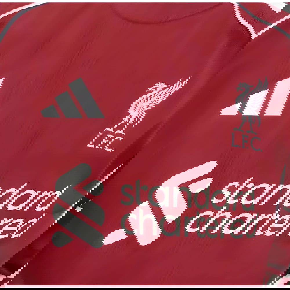2025-2026 Liverpool Long Sleeve Home Shirt (Kids) (Isak 9)