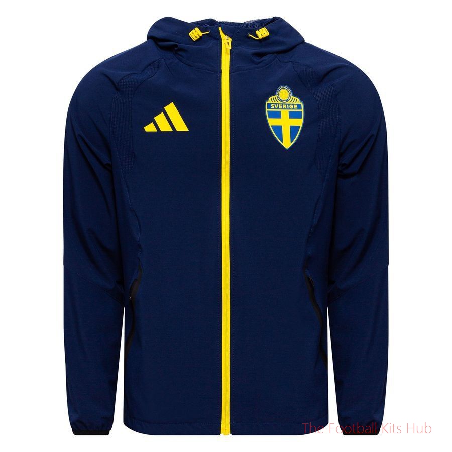 Sweden Windbreaker Tiro 26 Travel World Cup 2026 - Team Navy