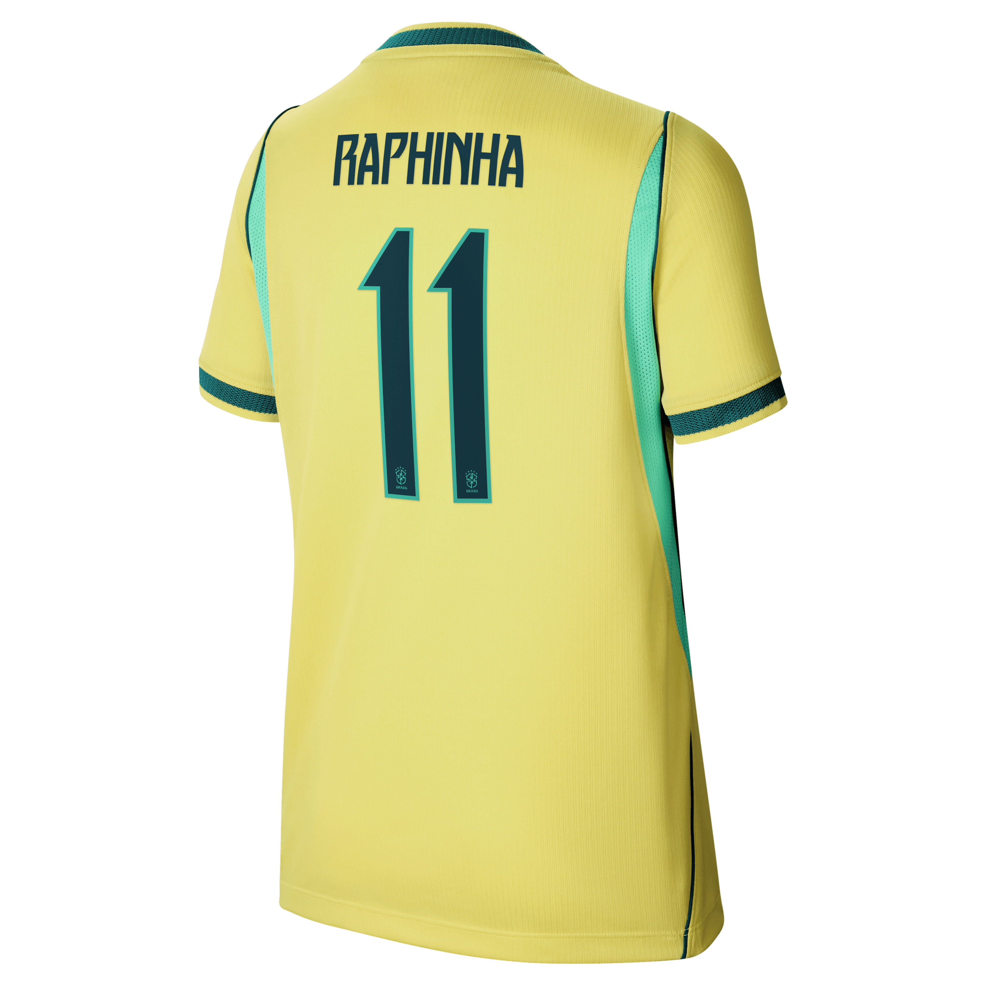 [JED] Raphinha Brazil National Team Youth 2026 Home Stadium Replica Jersey - Yellow