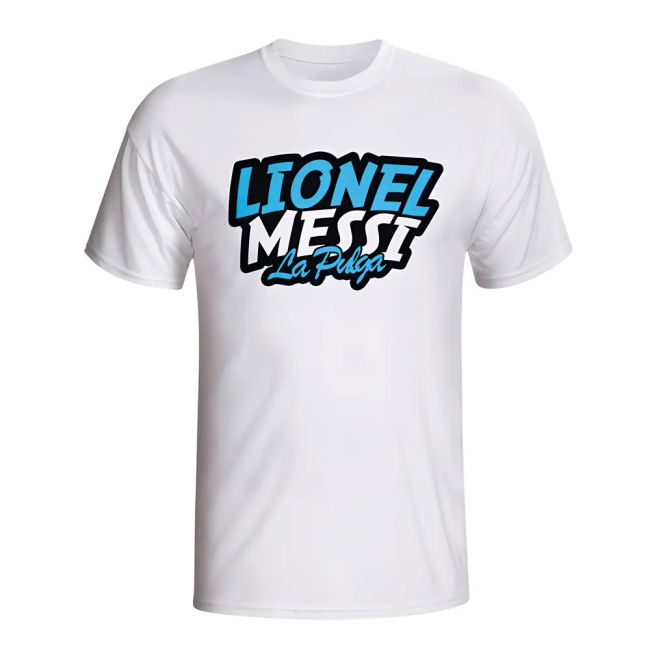 World-Class Exclusive-Design Lionel Messi Comic Book T-Shirt (White)