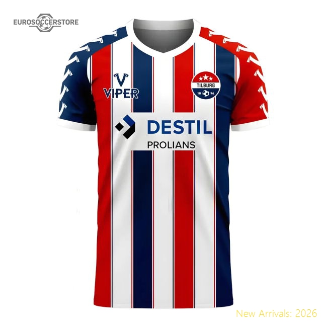 2025-2026 Willem Ii Home Fan Version Womens 2026 Home Shirt Soccer Wear