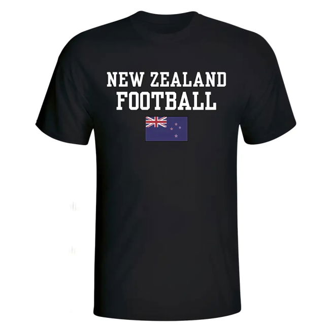 High New Zealand Football T-Shirt - Black High Football