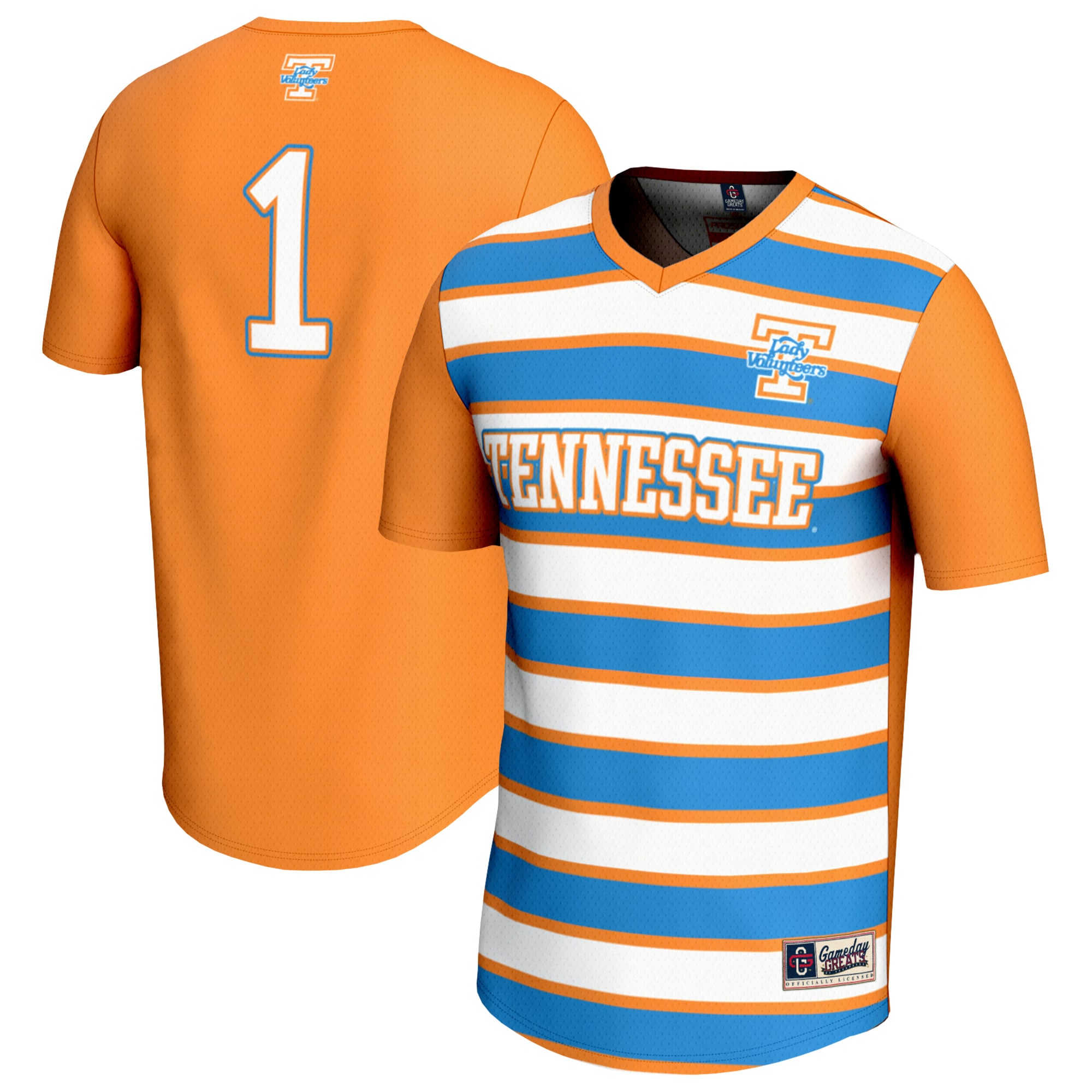 [LK] Women's Tennessee Volunteers GameDay Greats Lightweight Soccer Fashion Jersey - Tennessee Orange