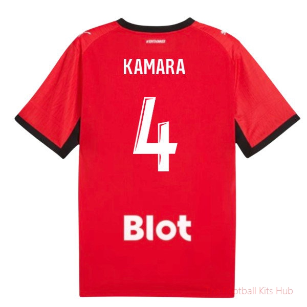 Home Shirt 2026-2027 Kamara #4 Match Kit - World Cup Edition