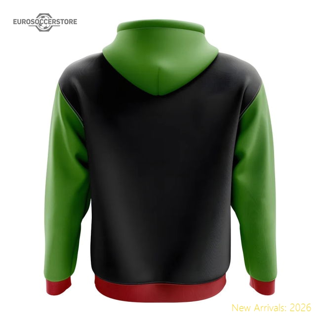 Malawi Concept Country Football Hoody (Black)