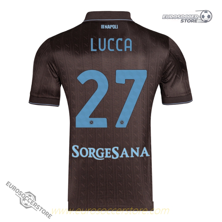 Napoli's 25-26 Season Third Jersey Featuring LUCCA #27