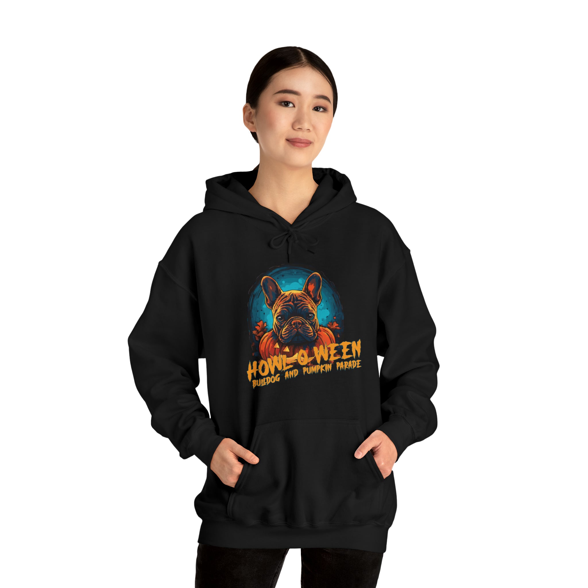 Culture-Inspired Pumpkin Parade Halloween Unisex Hoodie for Daily Life