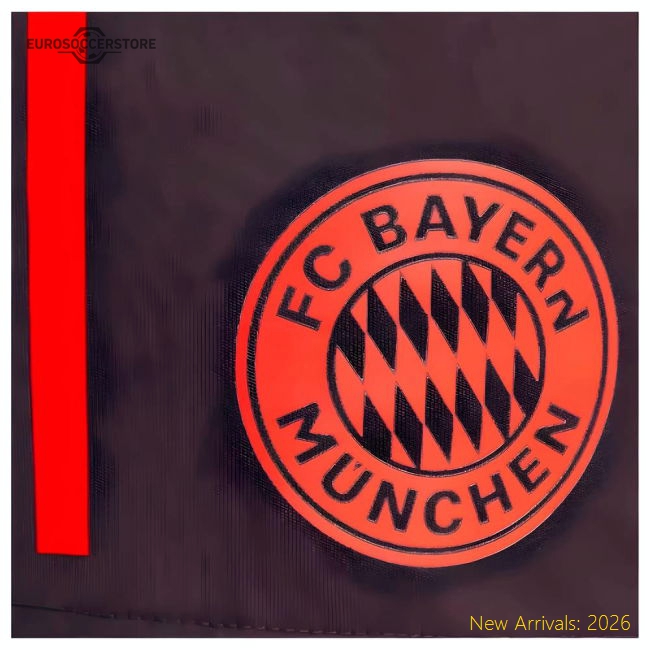 Top-Quality 2024-2025 Bayern Munich Training Shorts (Shadow Maroon)