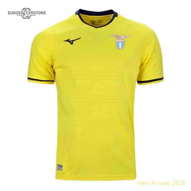 2024-2025 Lazio Away First-class Jersey Kappa Kombat Macron Hyperwave