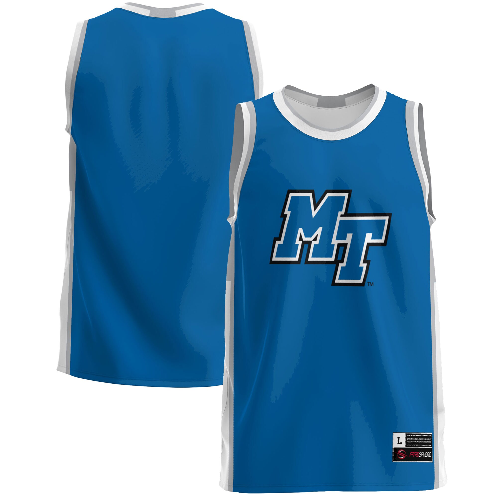 [DDG] MTSU Blue Raiders GameDay Greats Lightweight Basketball Jersey - Royal