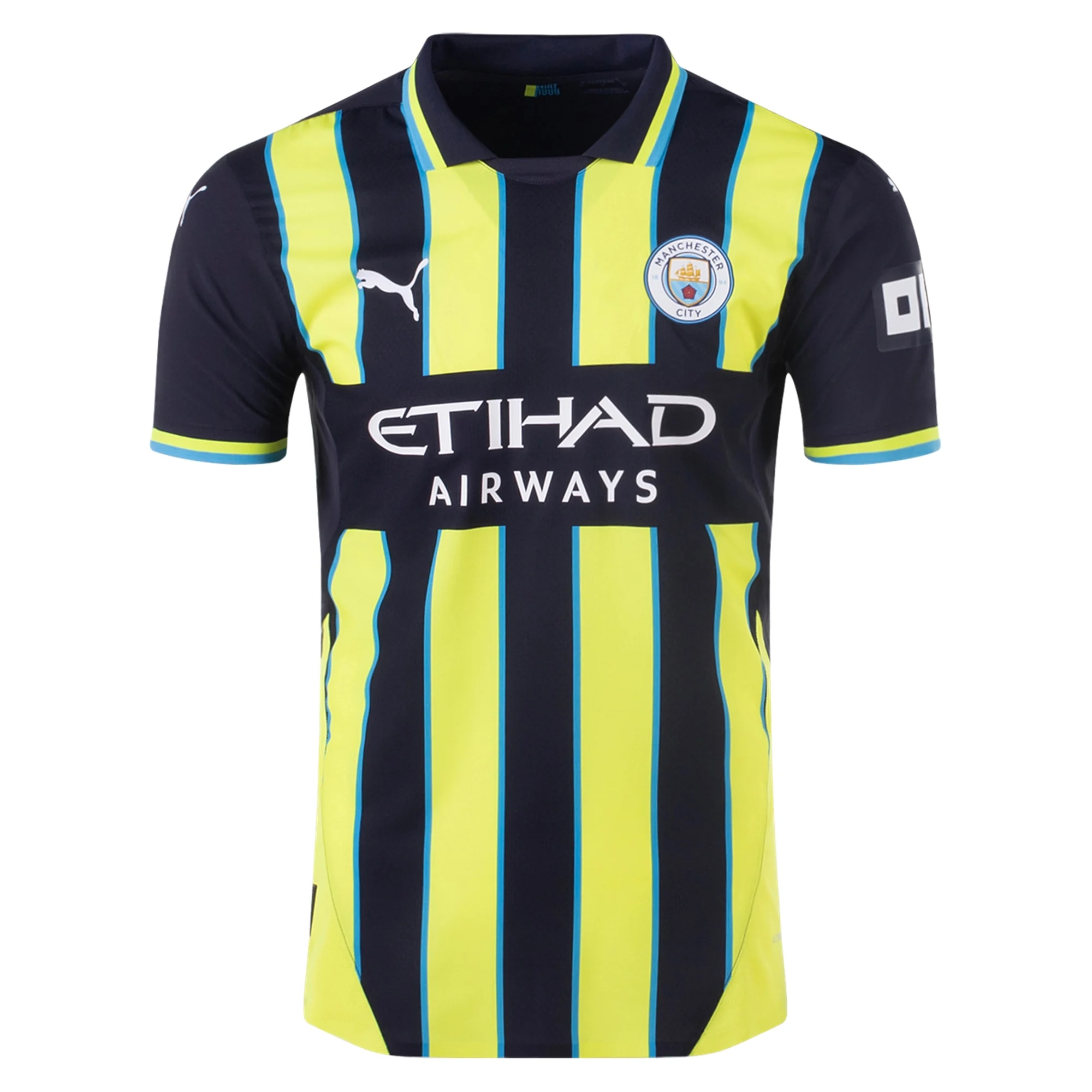Manchester City Glow) 2024-2025 UCL Away Jersey – Authentic Shirt