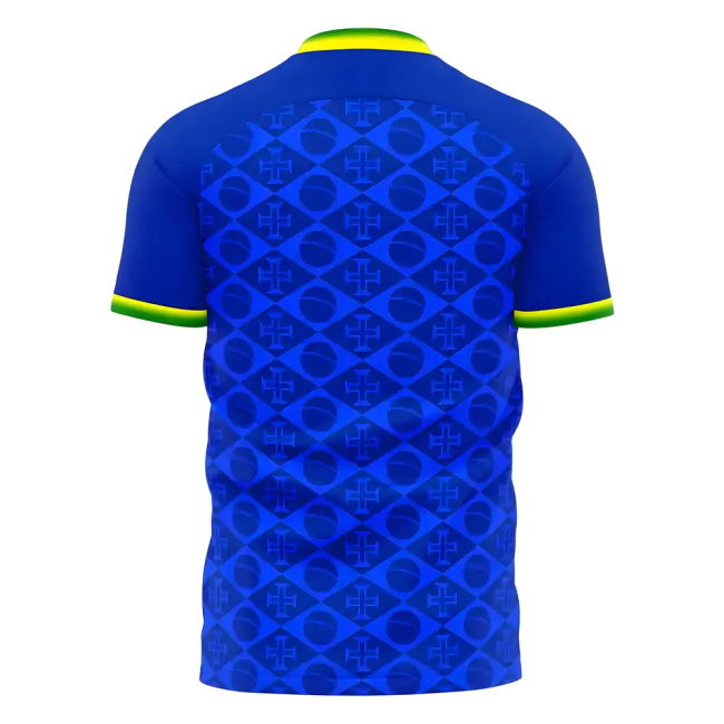 Unique Rare Quality Brazil Away Collector Jersey (Brazil 2021)