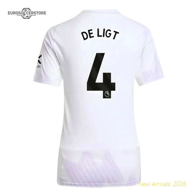 Man Utd Womens De Ligt Chic Jersey Climacool Quick-dry Stretchy