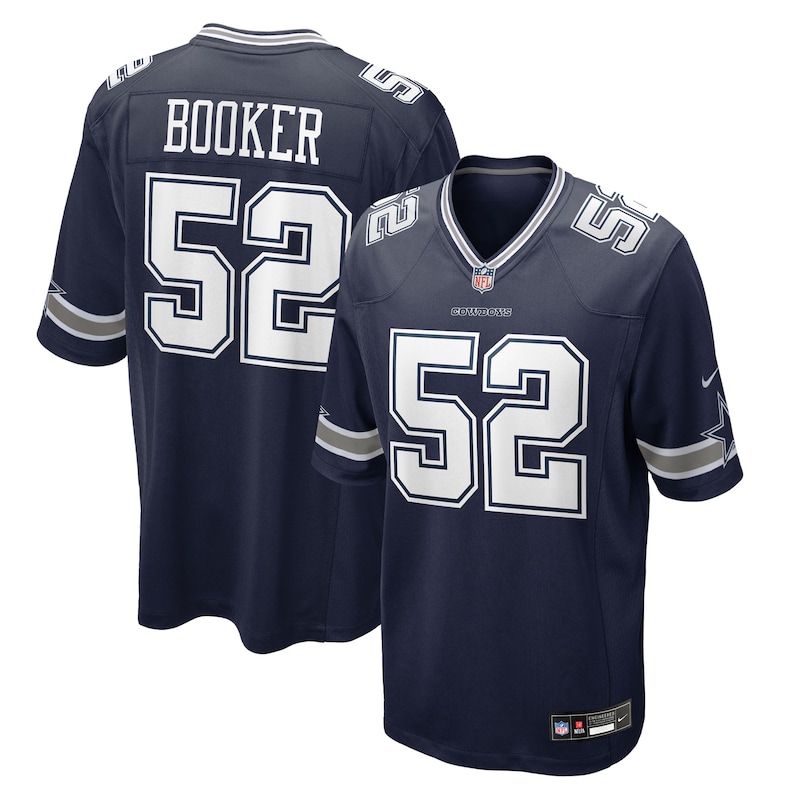 None Tyler Booker Dallas Cowboys Great Value Game Jersey Game Day Wear