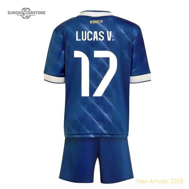 Premium-grade 2025-2026 Real Madrid Third Youth Kit (lucas V 17)
