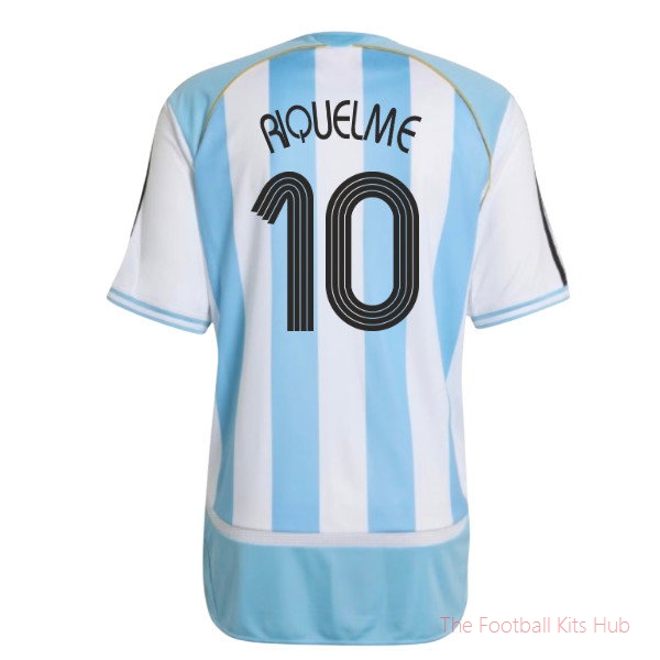 Replica Argentina 2006 Reissue Home Shirt (Riquelme 10)