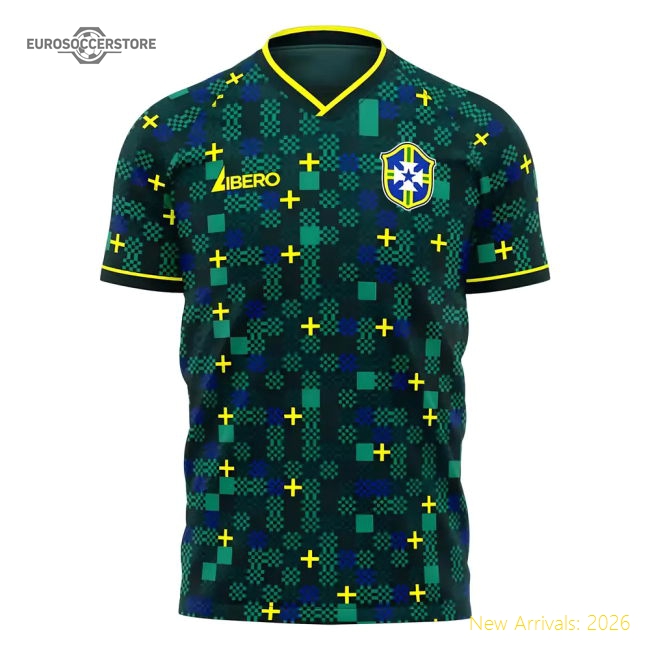 Brazil 2025-2026 Third Concept Football Kit (Libero)
