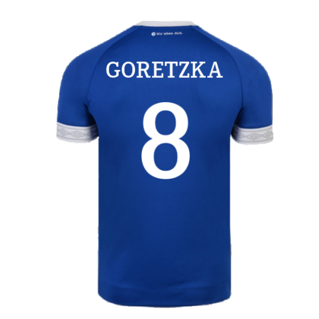 Schalke 2018-19 Home Shirt ((Mint) XXL) (Goretzka 8) | Great Deal