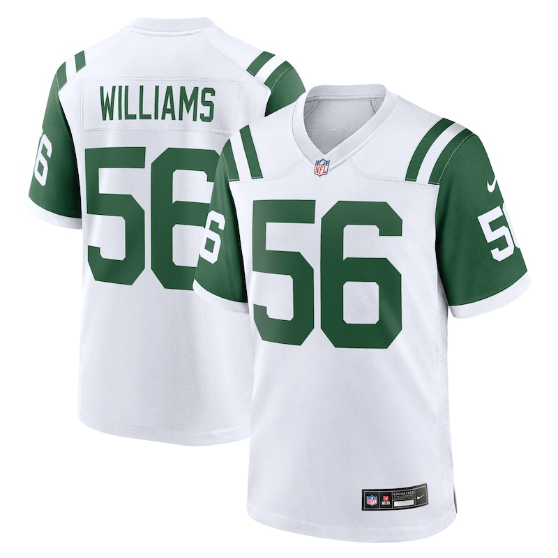 None Quincy Williams NY Jets Bold Officially Licensed Jersey