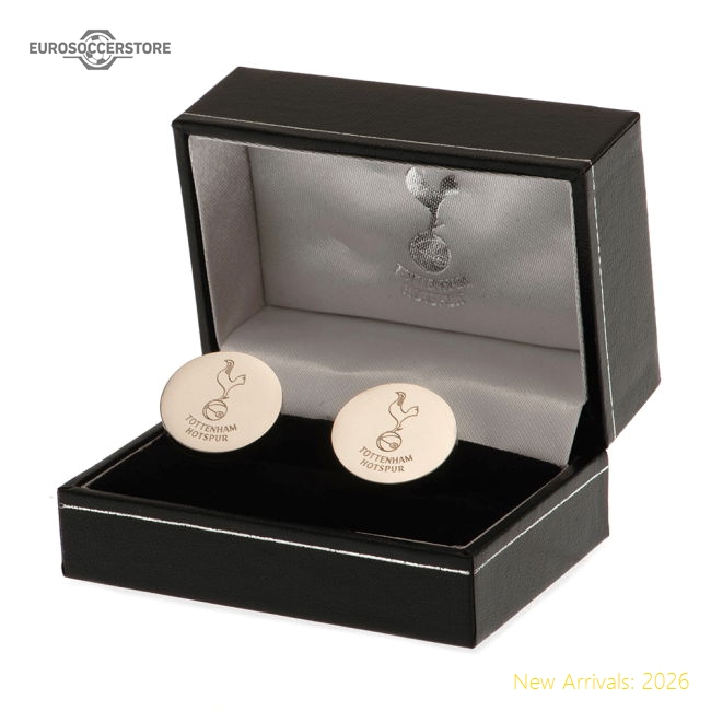Tottenham Hotspur Hotspur Fc Stainless Steel Round Cufflinks